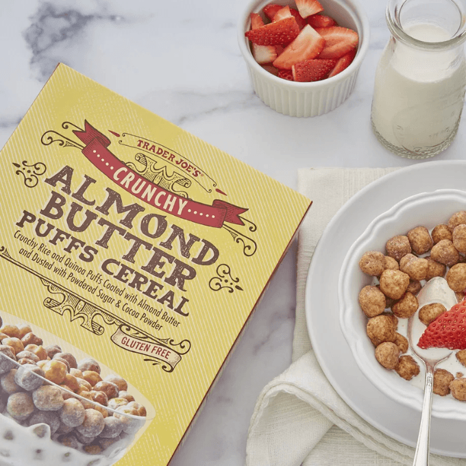 Trader Joe's - almond butter puffs cereal