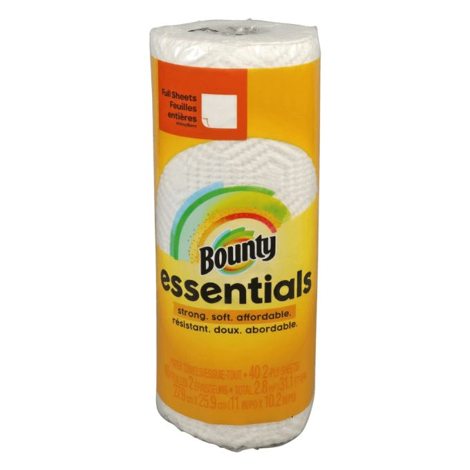 A package of Bounty paper towels