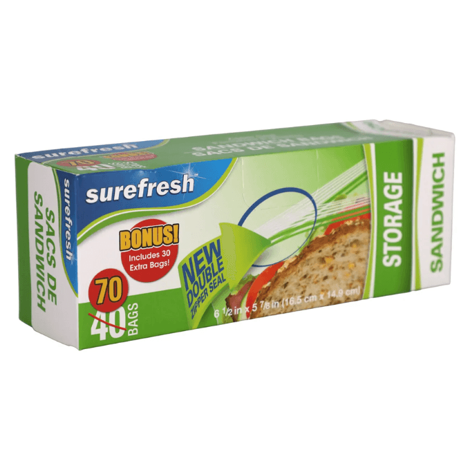 A package of sandwich bags
