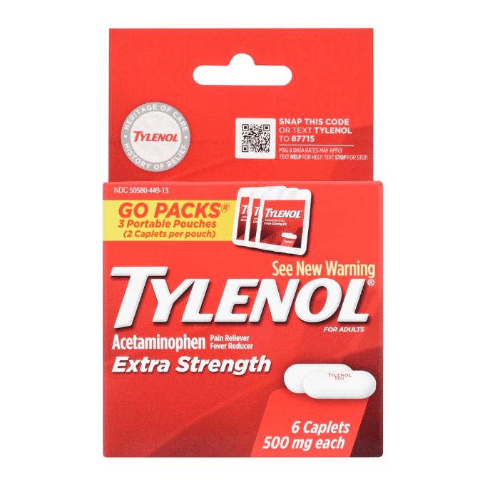 A package of Tylenol