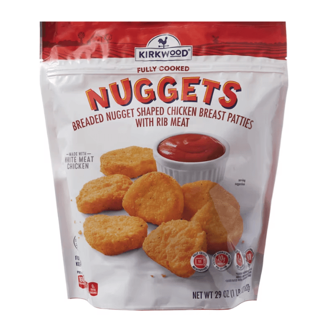 Aldi-Kirkwood chicken breast nuggets