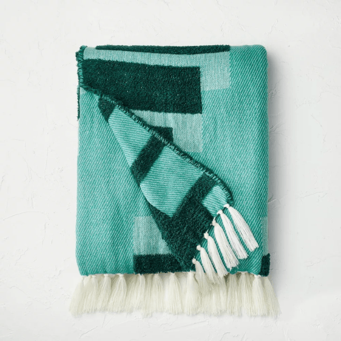 Target-Opalhouse geometric patterned chunky woven throw blanket
