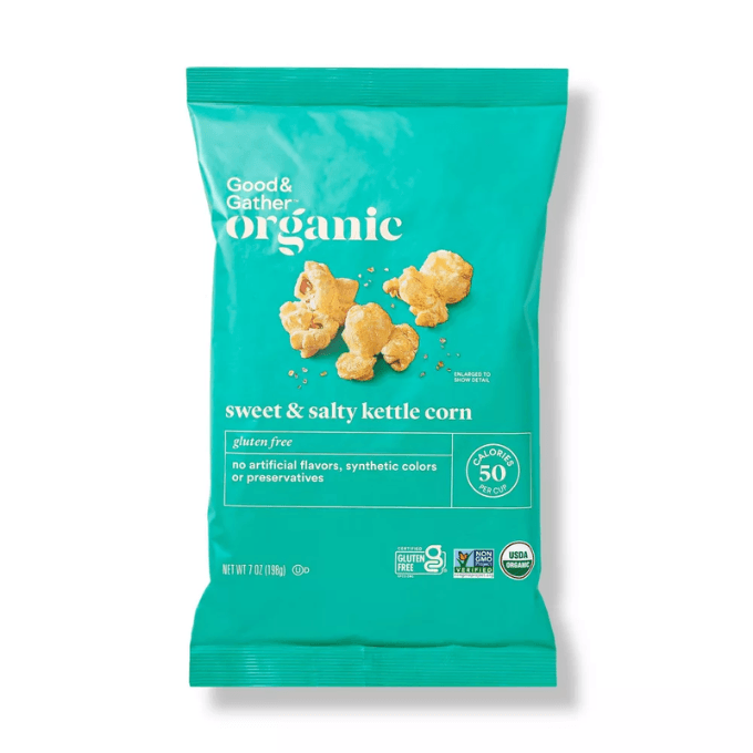 Target-Organic sweet & salty kettle corn
