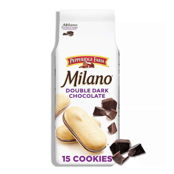 Target-Pepperidge Farm Milano double dark chocolate
