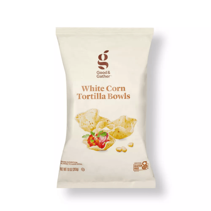 Target-White Corn tortilla bowls