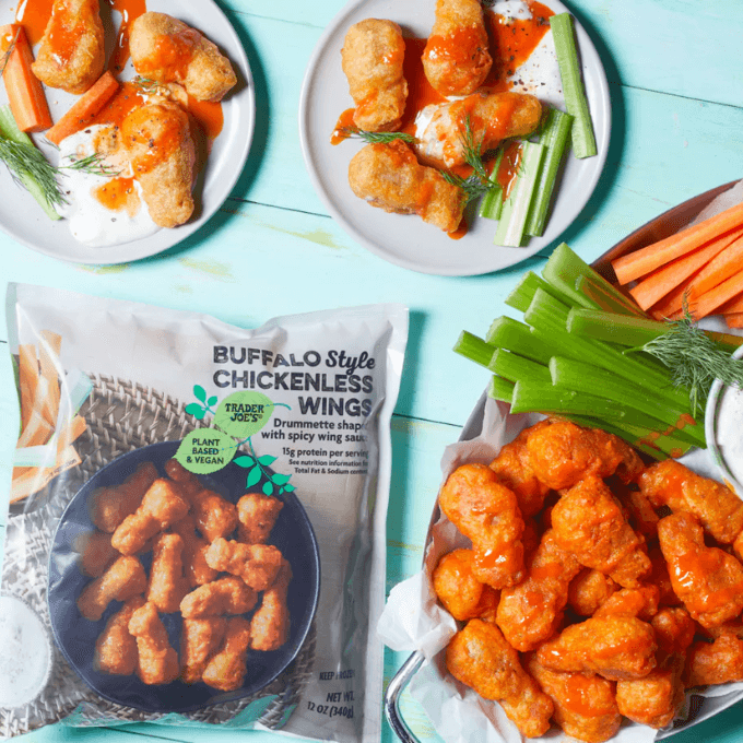 Trader-Buffalo Style chickenless wings