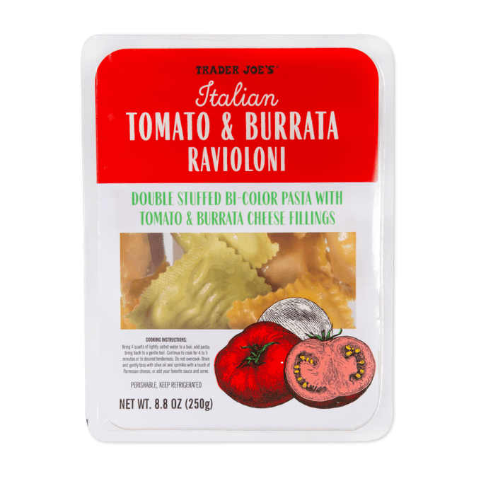 Trader Joe's-Italian Tomato and Burrata Ravioloni