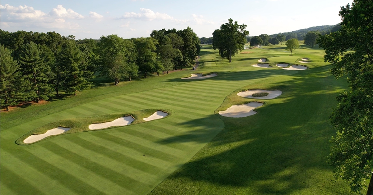 The fairway at Baltusrol Golf Club