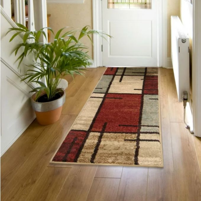 geometrical rug walmart