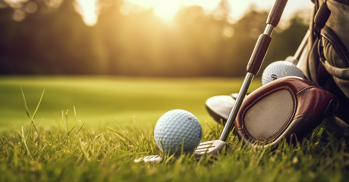 golf ball and golf club 