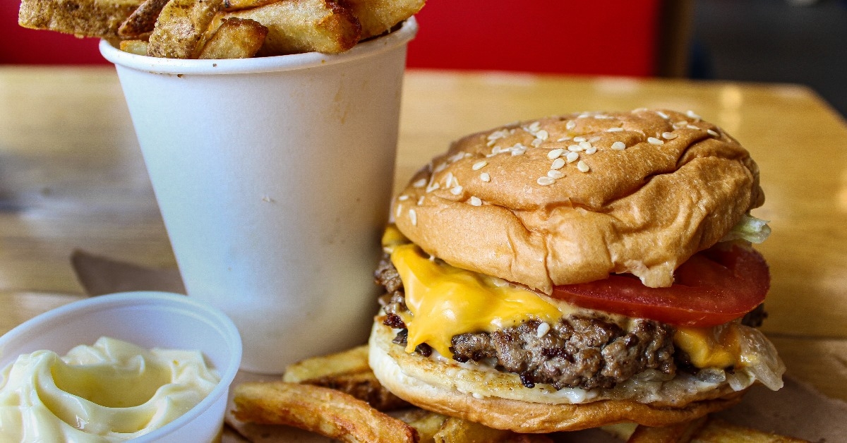 five guys burger and fries