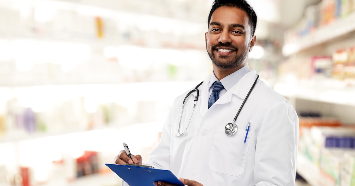 Male pharmacist