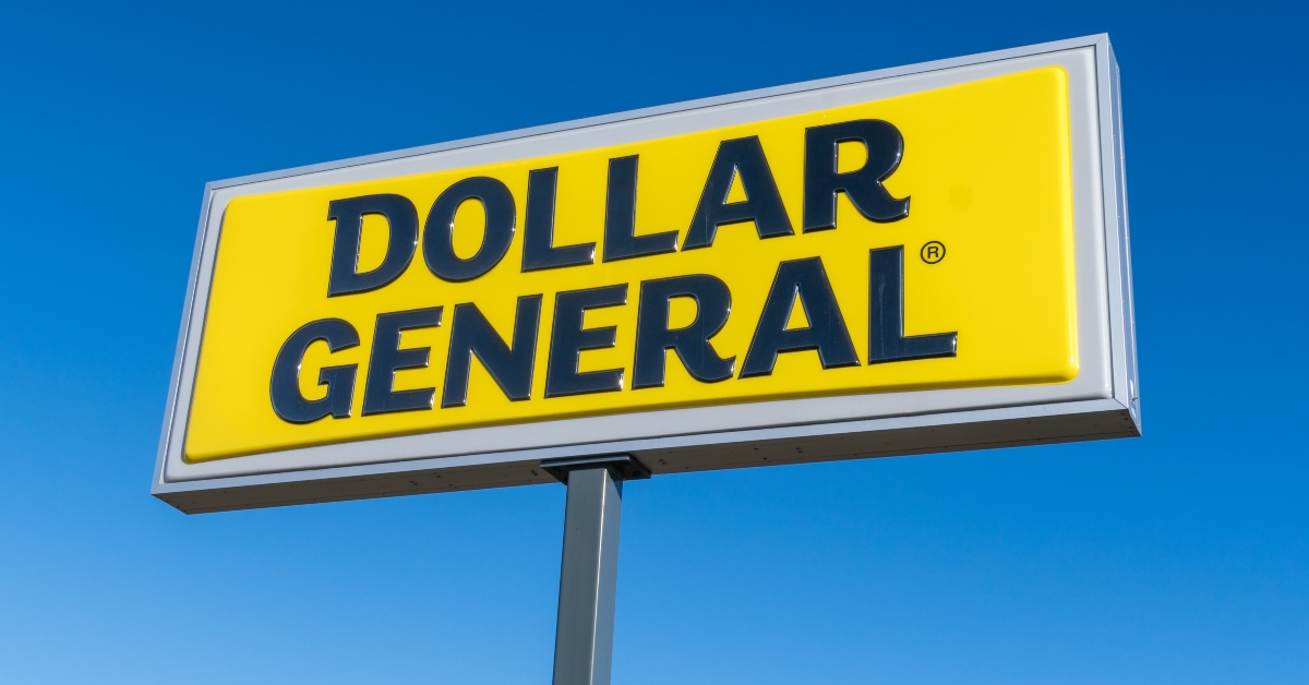 Dollar General retail store exterior sign and logo