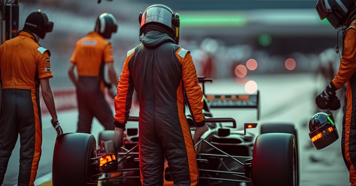 formula 1 racing car maintenance technical team