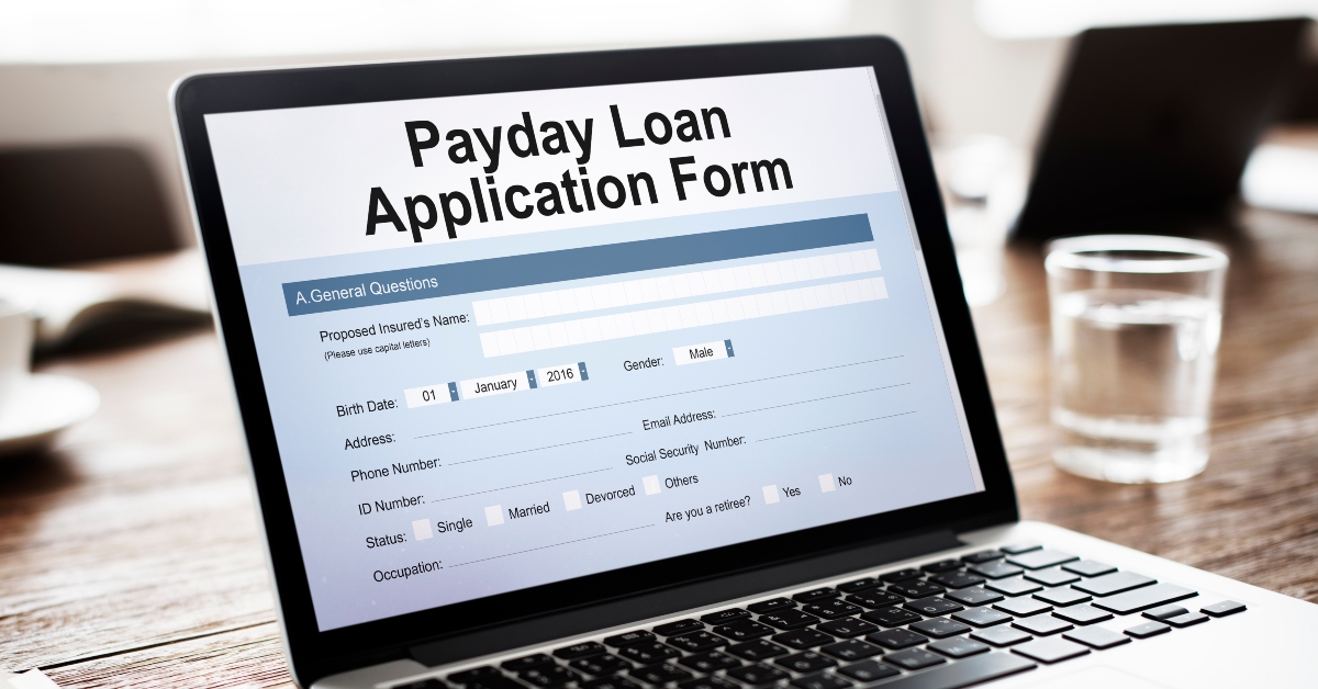 payday loan application form