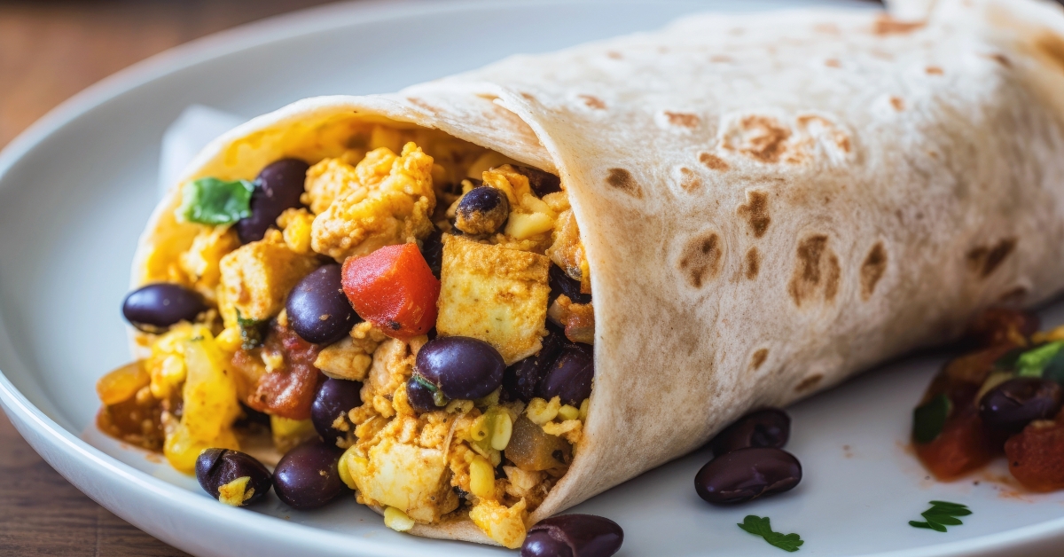 vegan breakfast burrito