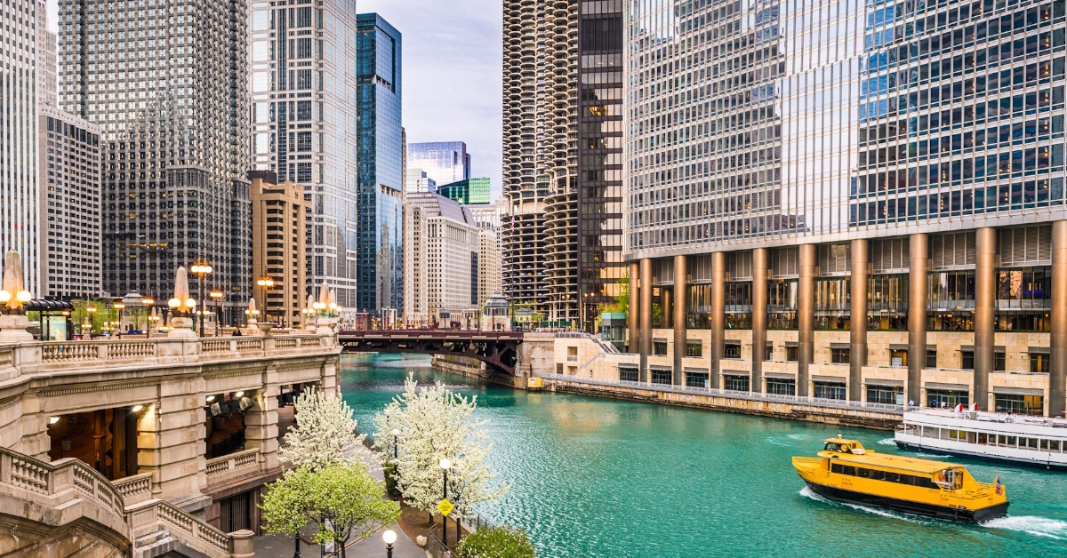 A shot of Chicago, Illinois