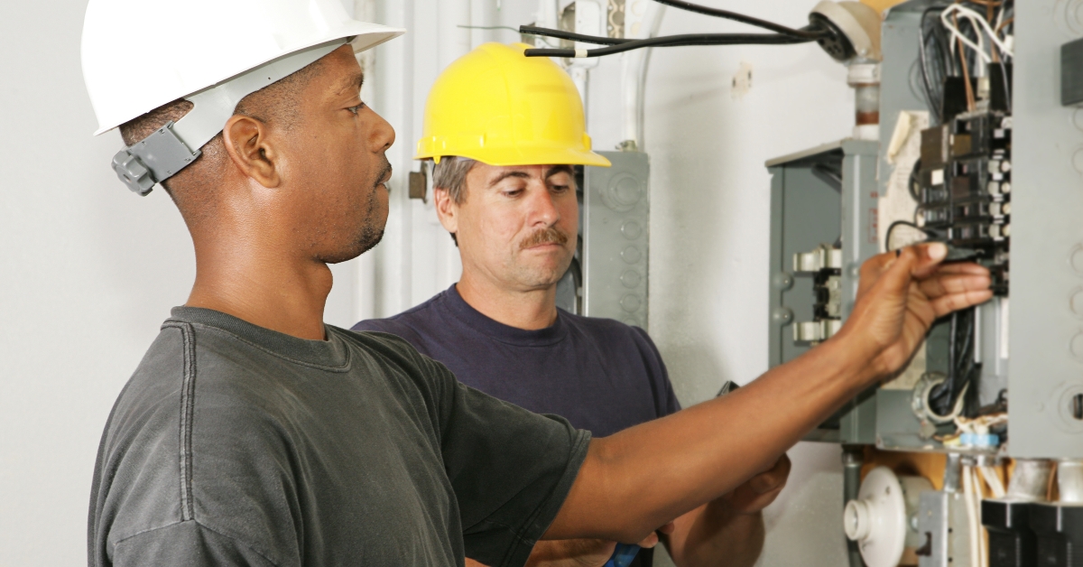 electrician working