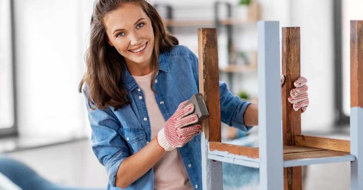 Refinishing a piece of furniture