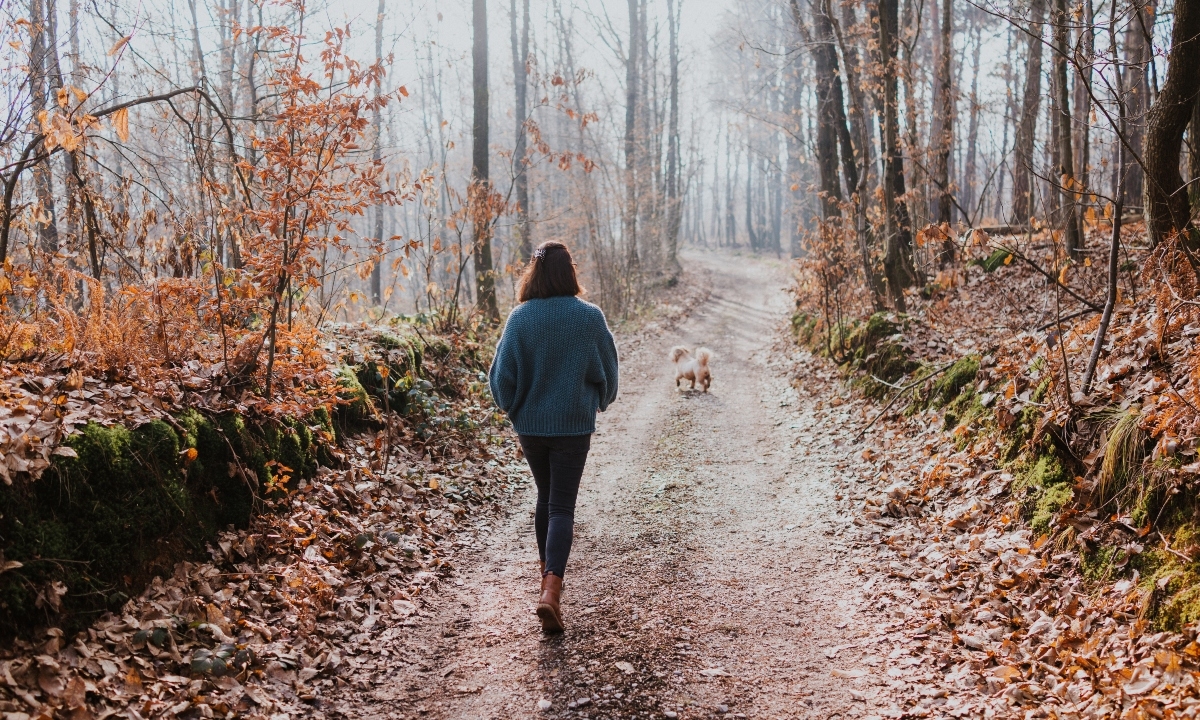 Walking in nature