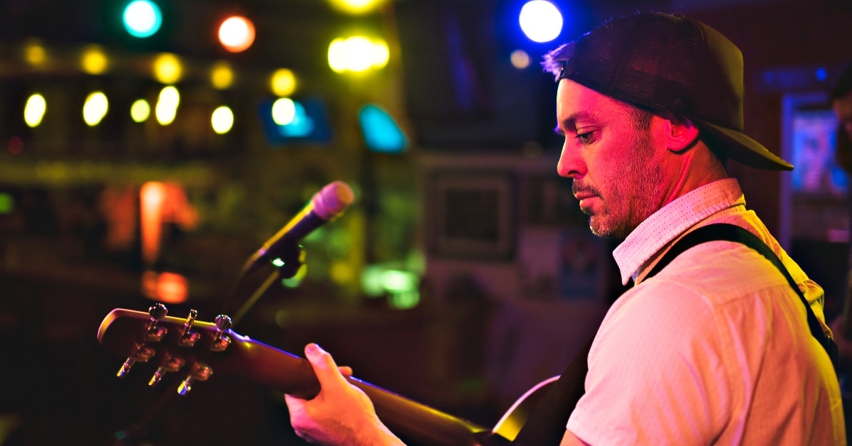 Man playing guitar