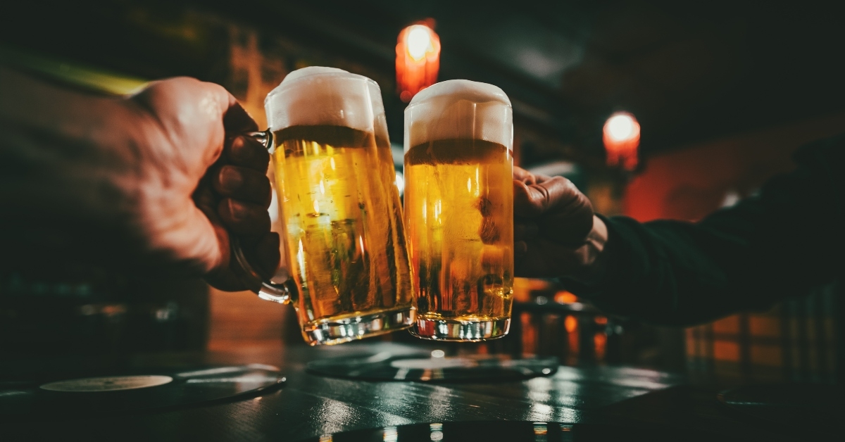 two glass of beer