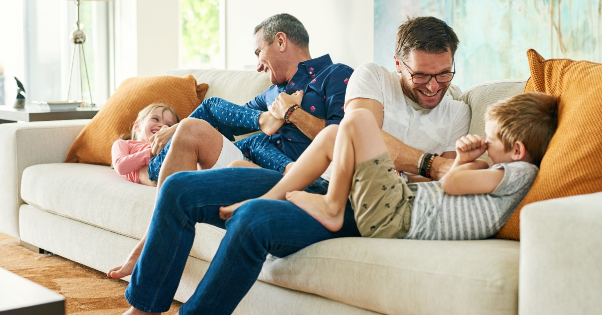 gay dads and kids together