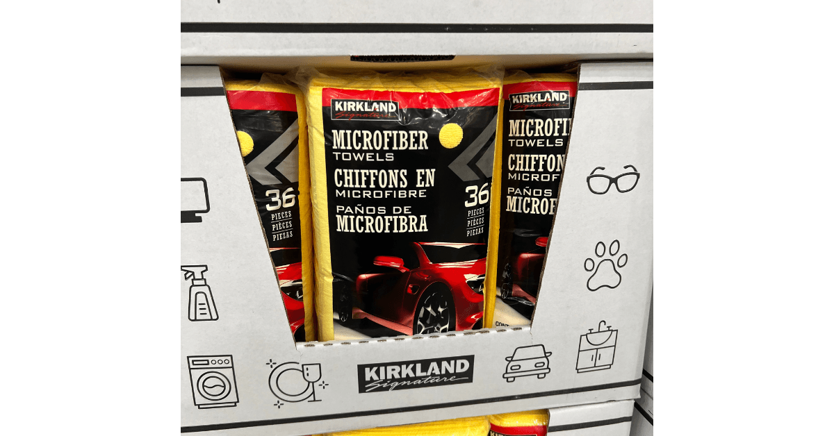 costco kirkland signature microfiber towels