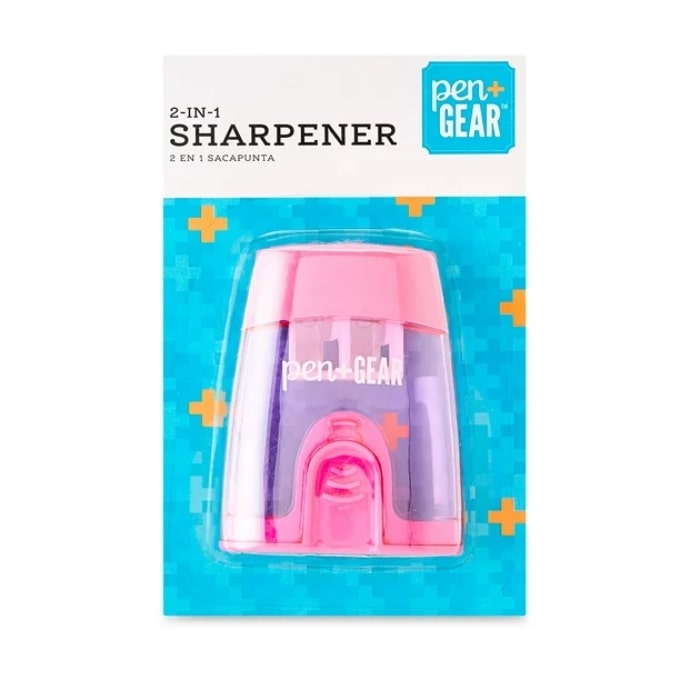 pen and gear pencil sharpener pack