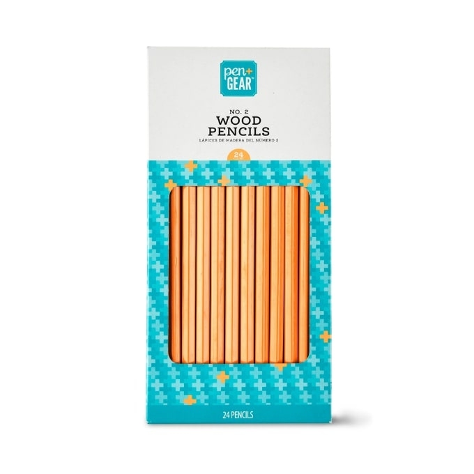 walmart pen and gear wooden pencils 