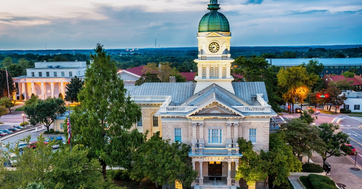 Downtown of Athens, Georgia