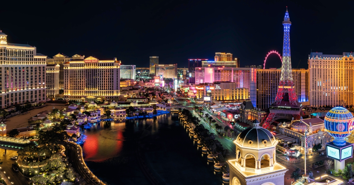 Las Vegas city skyline
