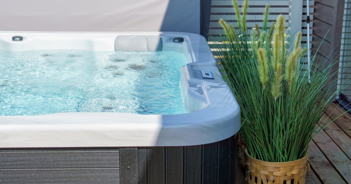 A hot tub