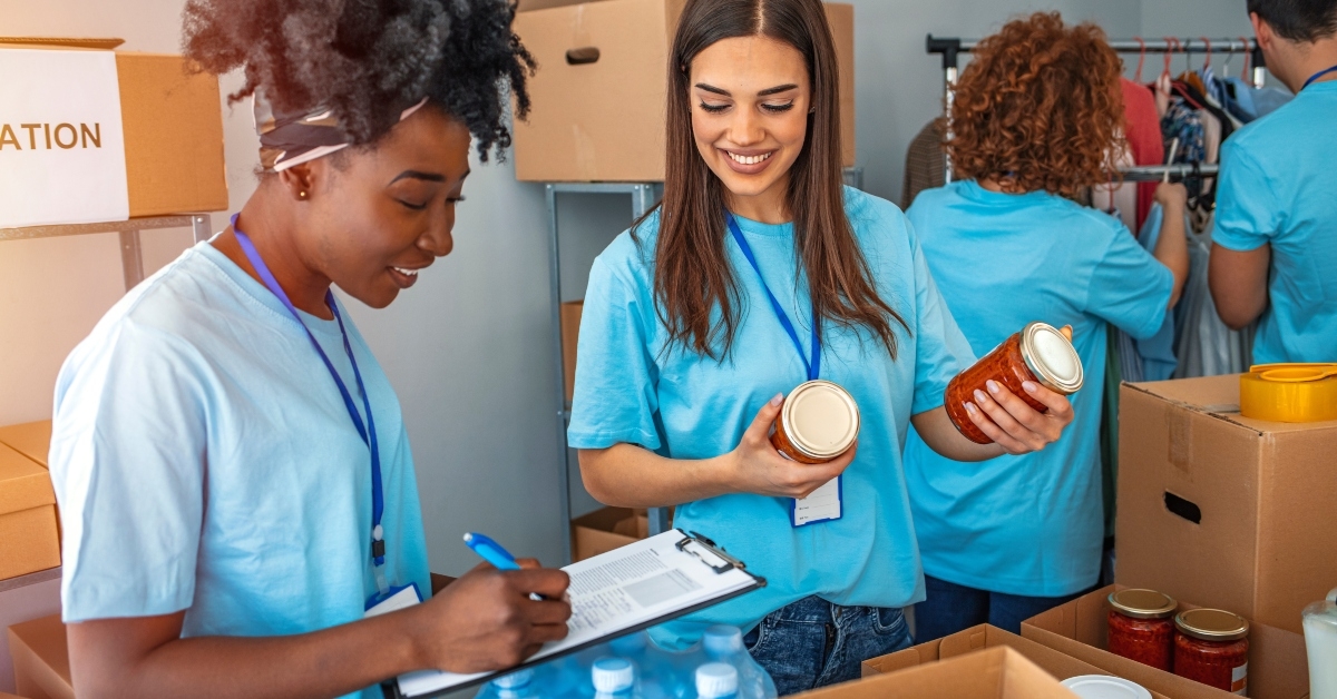 Working at a charity