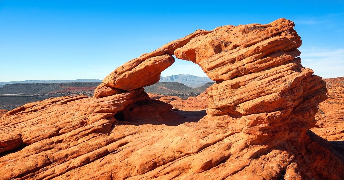 A view of St. George, Utah