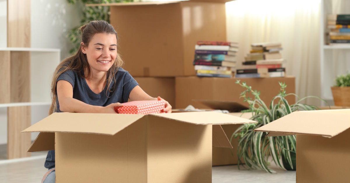 Young girl moving