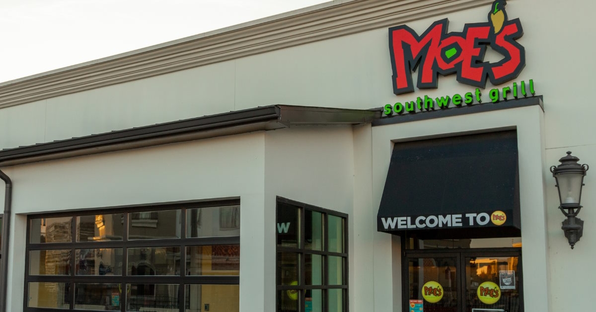 entrance of huntsville moe's southwest grill