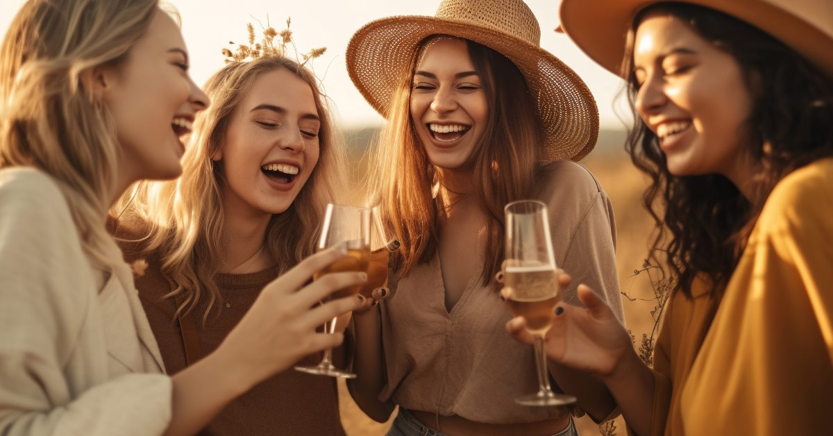 Women at vineyard
