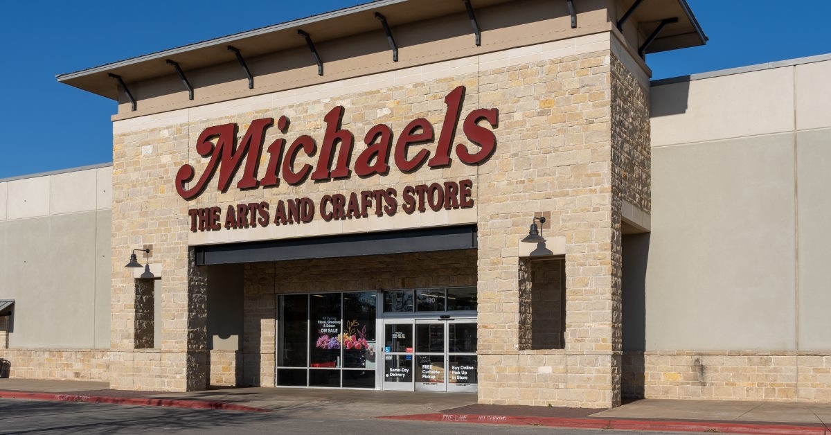 entrance of michaels store in austin