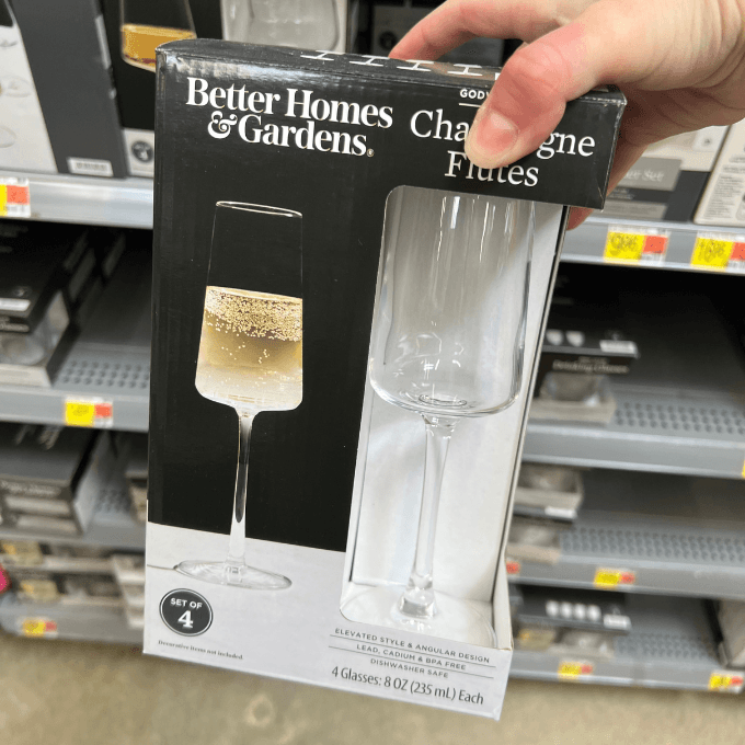 champagne flutes
