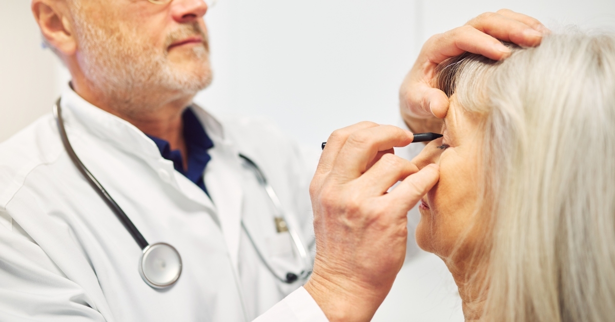 marker on adult patient face