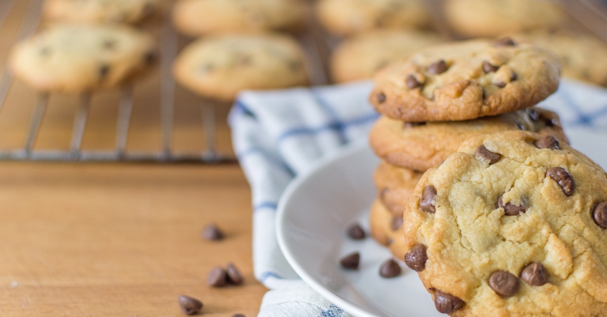 homemade chocolate chip cookies