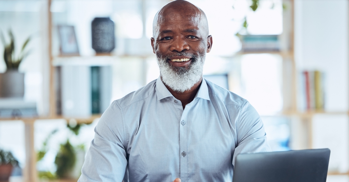 senior black man