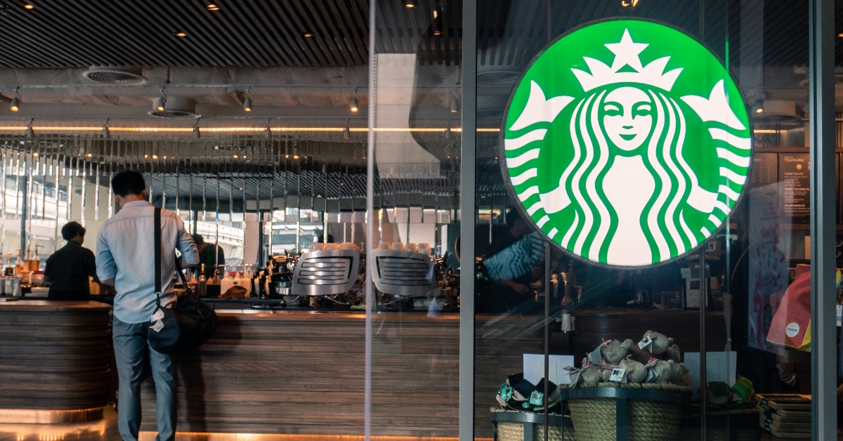 Starbucks coffee shop in Bangkok, Thailand.