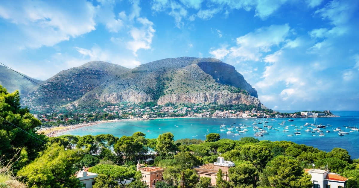 gulf of mondello and monte pellegrino,