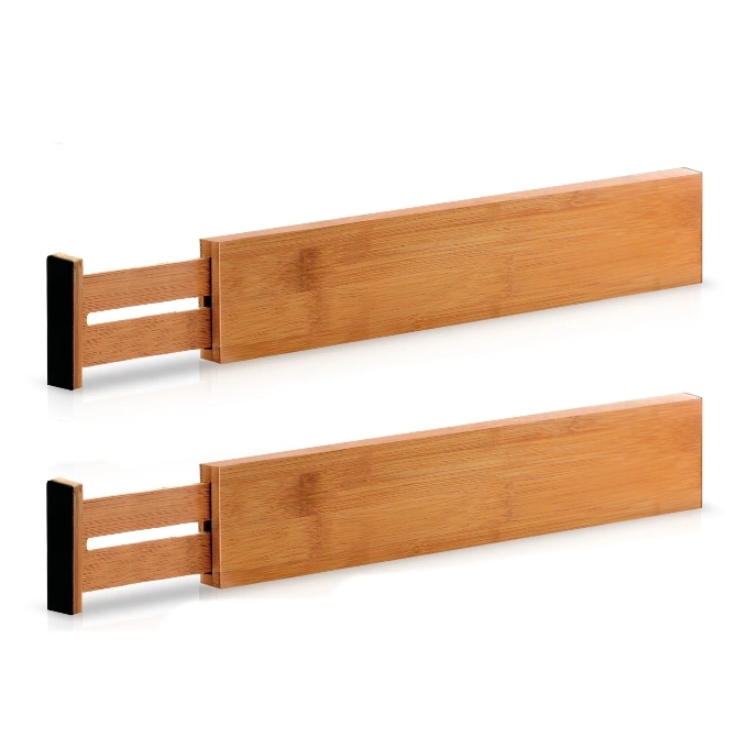 bamboo adjustable drawer dividers