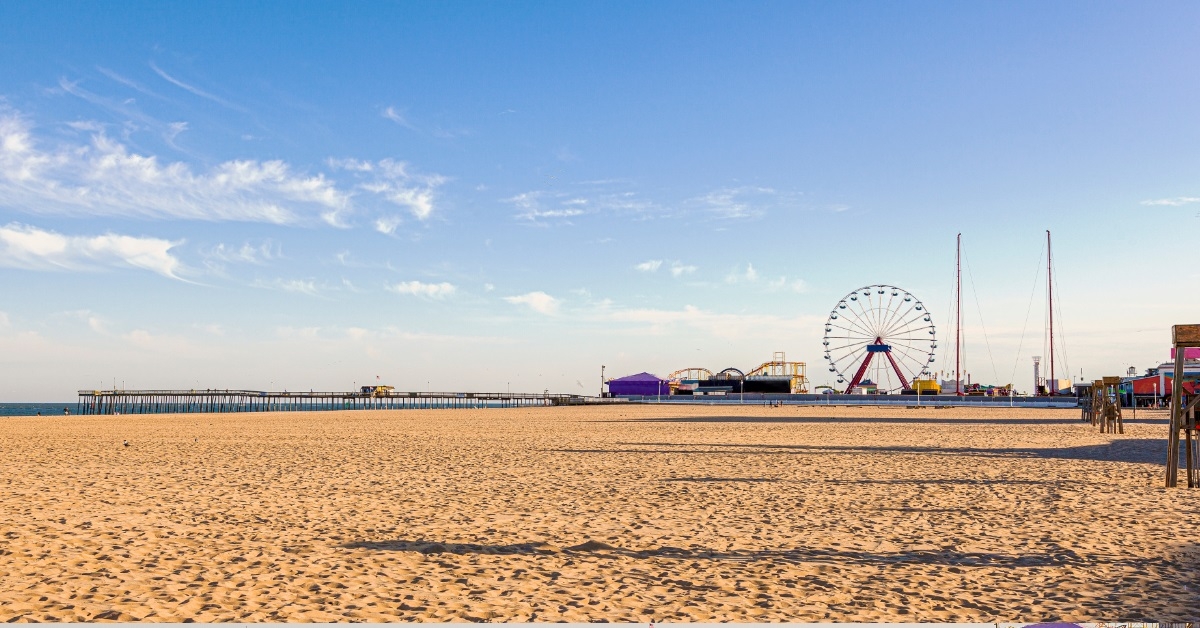 ocean city maryland at afternoon