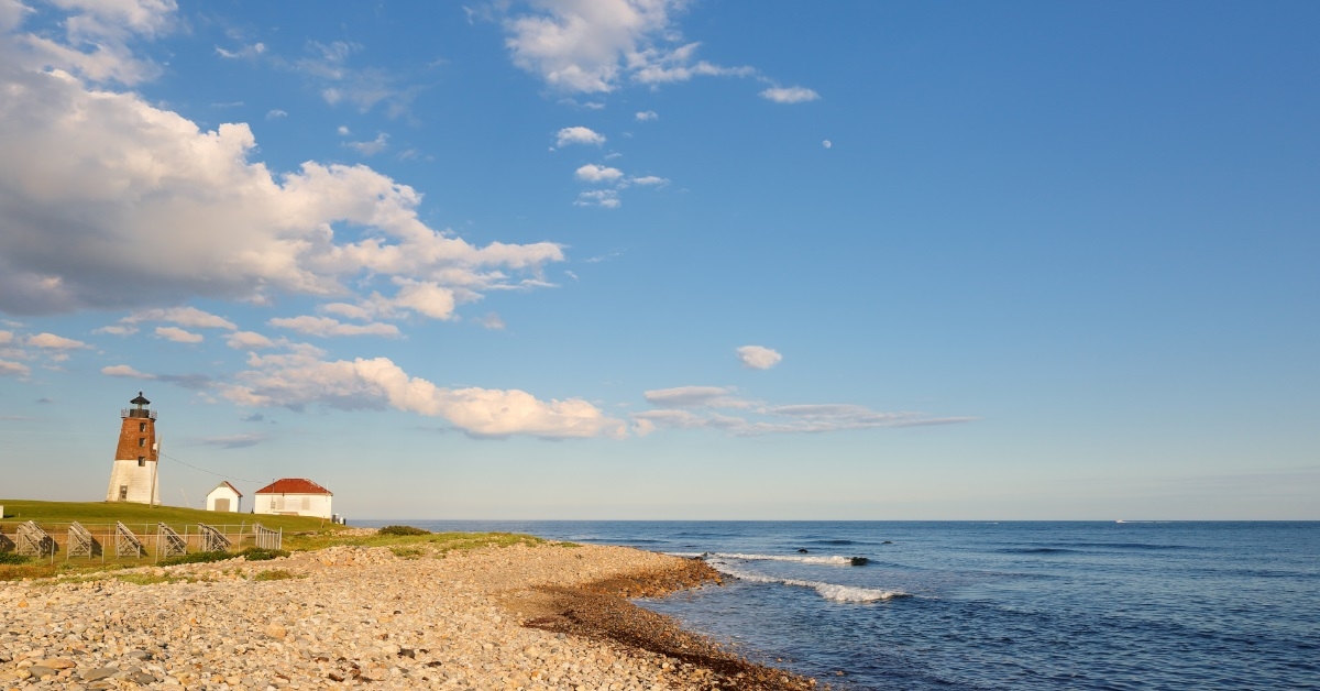 point judith lighthouse at narragansett
