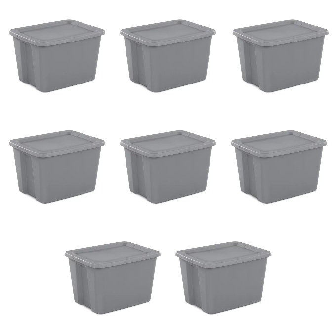 sttote box plastic gray