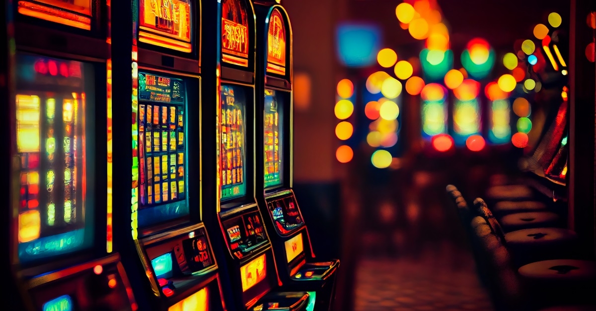 casino slot machines late at night